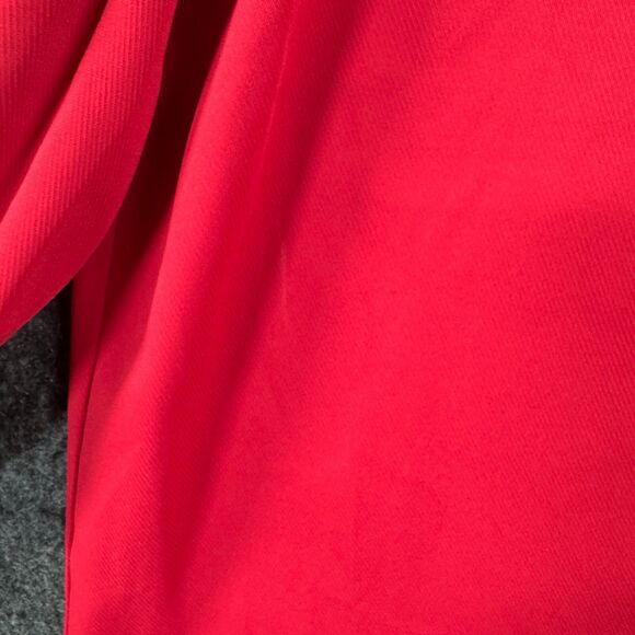 Amanda Uprichard Blouse Women's P Red Balloon Sleeve Smocked Career Party - Picture 7 of 10